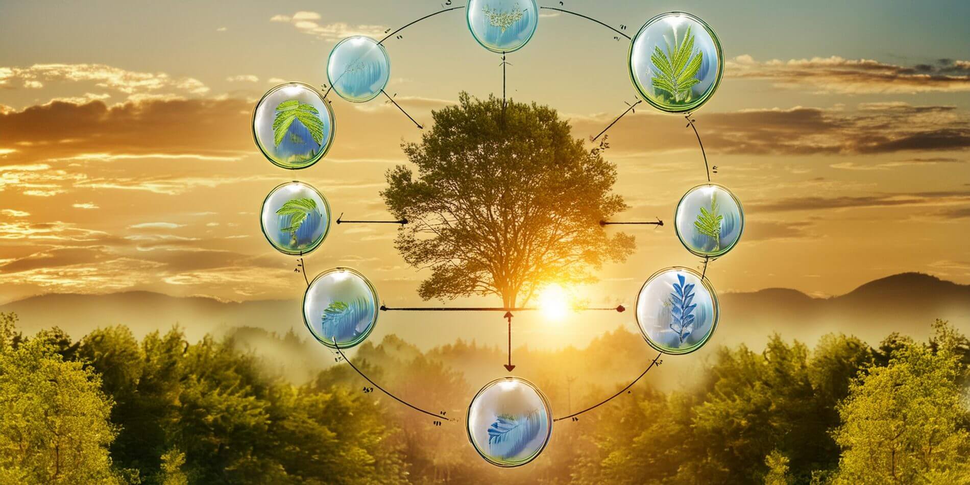Processus de photosynthèse - Une illustration schématique